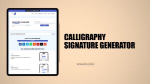 Calligraphy Signature Generator
