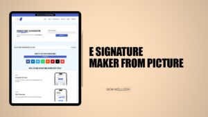 E Signature Maker from Picture