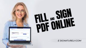 Fill and Sign PDF Online