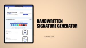 Handwritten Signature Generator