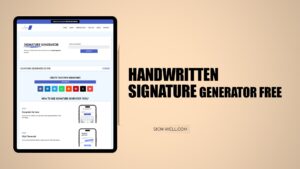 Handwritten Signature Generator Free