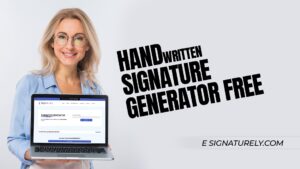Handwritten Signature Generator Free