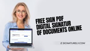 Free Sign PDF | Digital Signature of Documents Online