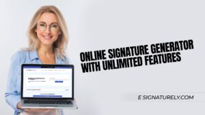 Online Signature Generator with Unlimited Features