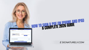 How to Sign a PDF on iPhone and iPad A Complete 2026 Guide